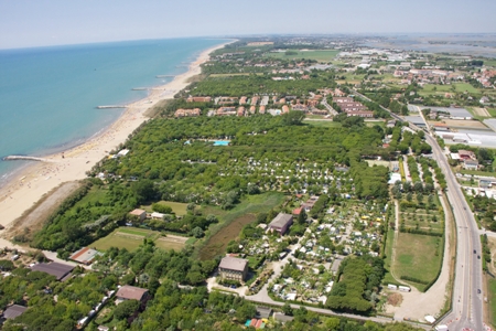 Freundliche Campinganlage an der nördlichen Adriaküste